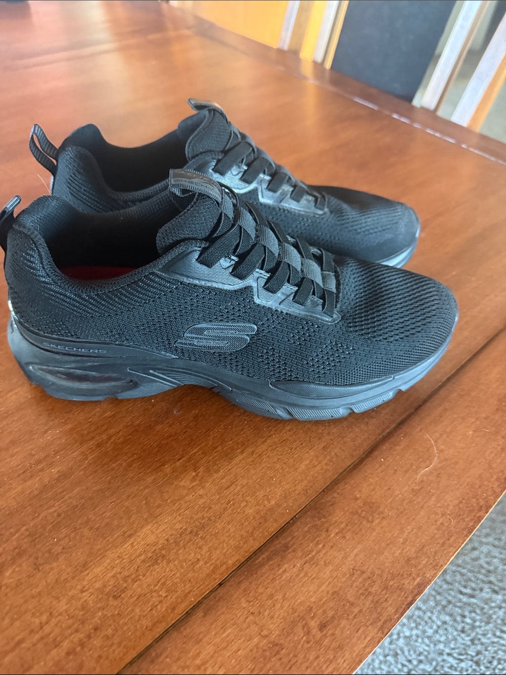 Skechers Men's All-Black Athletic Slip-On Sneakers